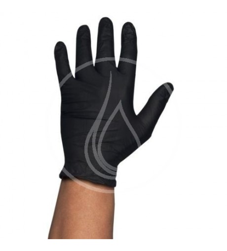Guantes de Nitrilo Negro 100 uds